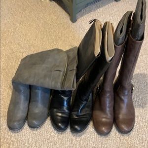 Lot of 3 pairs of boots